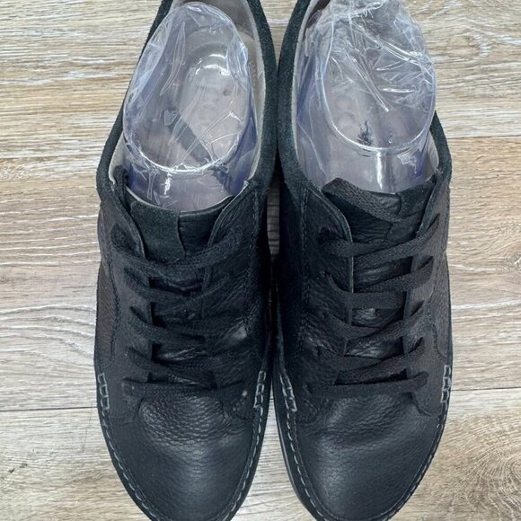 Ecco Cayla Black Leather Lace Up Sneakers Women's Size EU 42 - Picture 2 of 6